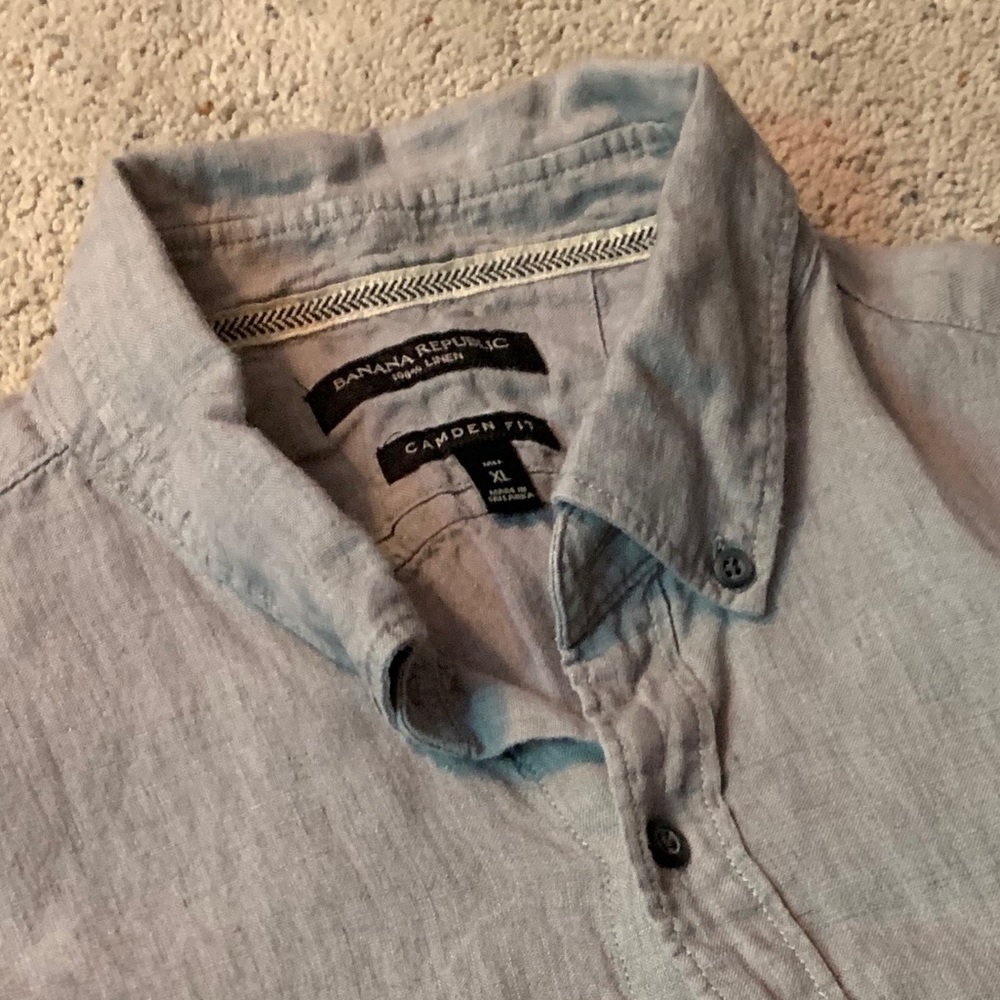 100% Linen Banana Republic Camden Fit XL Tall